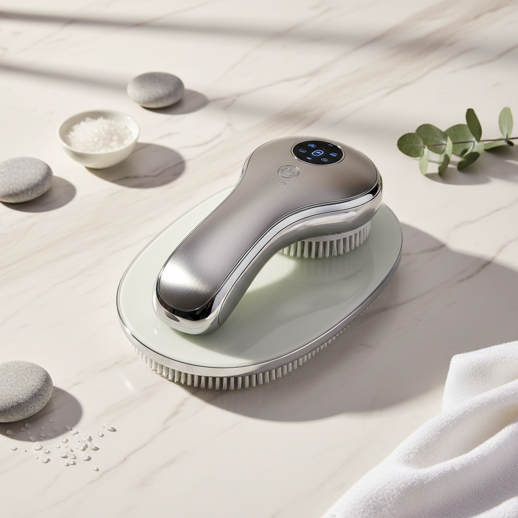 Electric foot washer scrubber