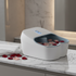 Electric foot exfoliating scrubber