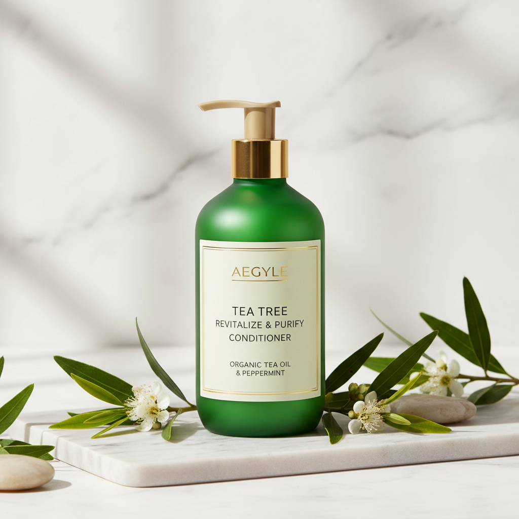 Tea tree conditioner for scalp health